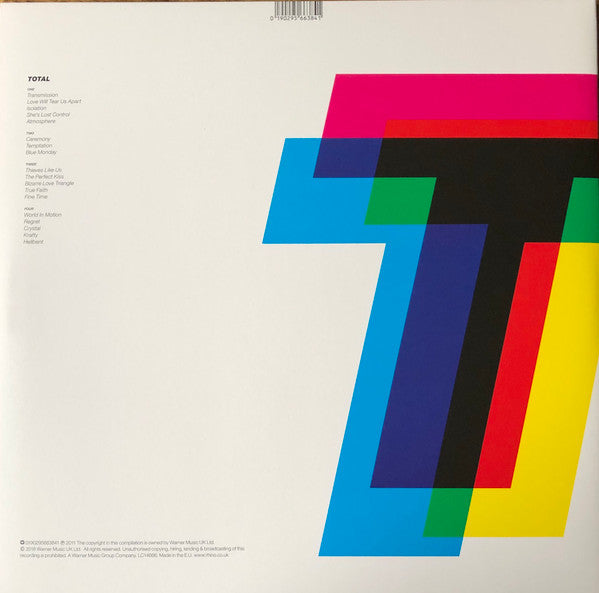 New Order / Joy Division : Total From Joy Division To New Order (2xLP, Comp, RE)