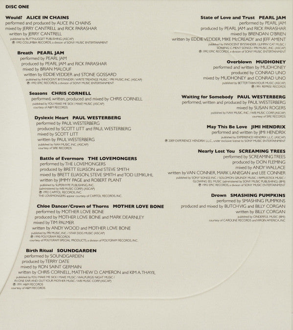 Various : Singles (Original Motion Picture Soundtrack - Deluxe Edition) (CD, Comp, RE, RM + CD, Comp, RM + Dlx, Dig)