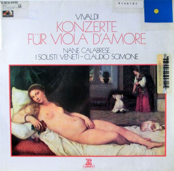 Antonio Vivaldi, Nane Calabrese, I Solisti Veneti, Claudio Scimone : Konzerte Für Viola D'Amore (2xLP, Album)