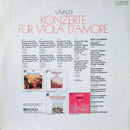 Antonio Vivaldi, Nane Calabrese, I Solisti Veneti, Claudio Scimone : Konzerte Für Viola D'Amore (2xLP, Album)