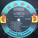 Paul Evans And The Rocky Mount Ramblers : 21 Years In A Tennessee Jail (LP)