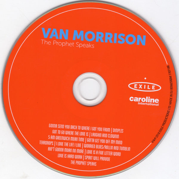 Van Morrison : The Prophet Speaks (CD, Album)