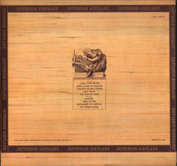 Jefferson Airplane : Long John Silver (LP, Album, Fol)