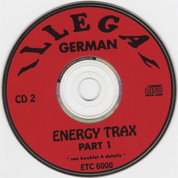 Various : Illegal German Energy Trax - Part 1 (2xCD, Comp)