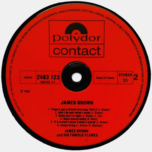 James Brown And His Famous Flames* : James Brown (LP, Comp)