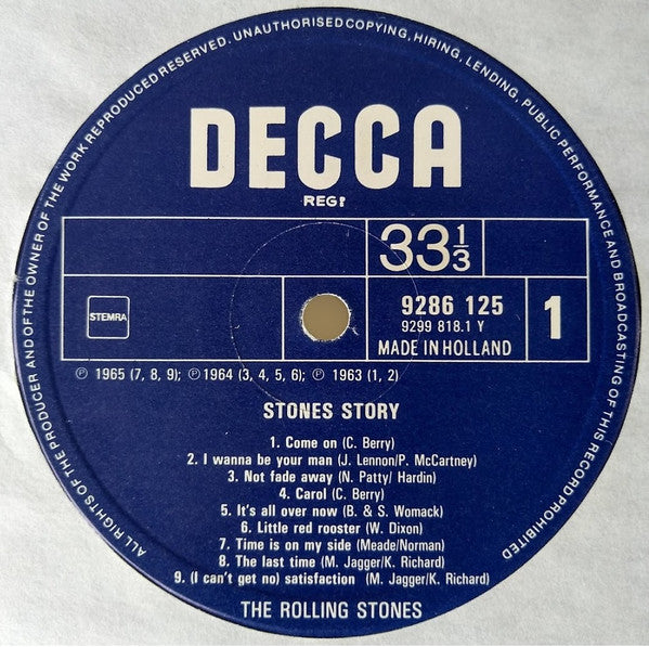 The Rolling Stones : Stones Story (2xLP, Comp)