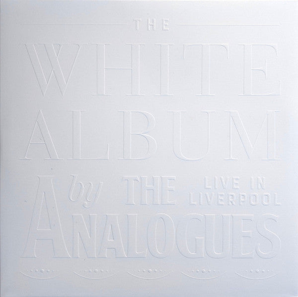 The Analogues : The White Album - Live In Liverpool (2xLP, Album, Whi)