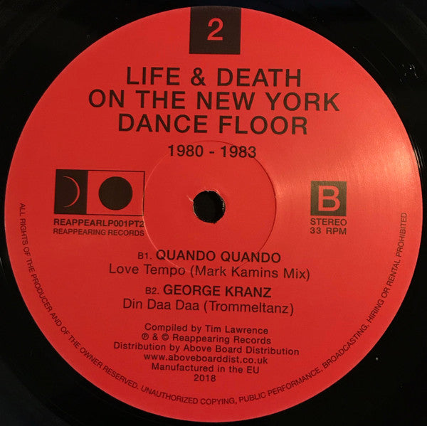 Various : Life & Death On The New York Dance Floor 1980-1983 (Part Two) (2x12", Comp)