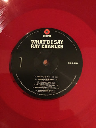 Ray Charles : What’d I Say (LP, Album, Ltd, RE, Red)