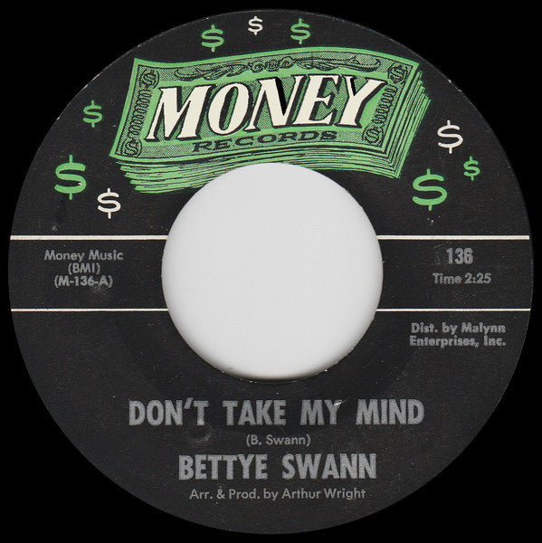 Bettye Swann : I Think I'm Falling In Love / Don't Take My Mind (7", Single)