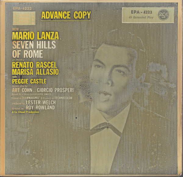 Mario Lanza : Seven Hills Of Rome (7", EP)