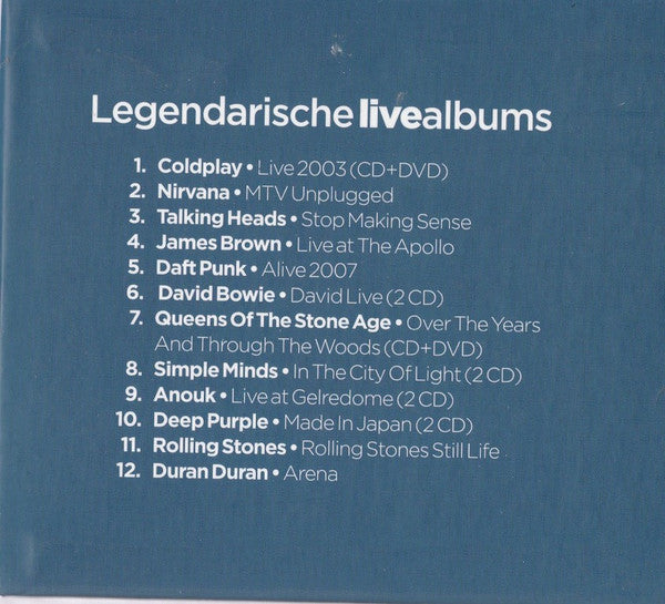 Various : Legendarische Livealbums (12xCD + 2xDVD)