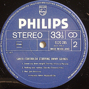 Santa Esmeralda Starring Jimmy Goings : The House Of The Rising Sun (LP, Album)