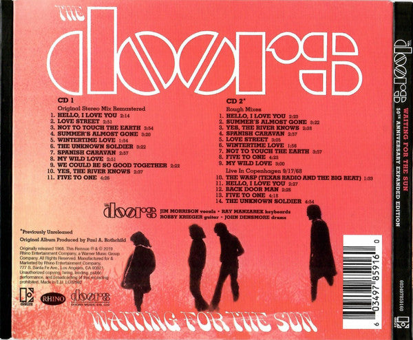 The Doors : Waiting For The Sun (CD, Album, RE, RM, MQA + CD, MQA + 50t)