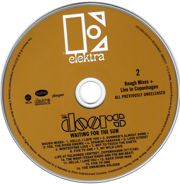 The Doors : Waiting For The Sun (CD, Album, RE, RM, MQA + CD, MQA + 50t)