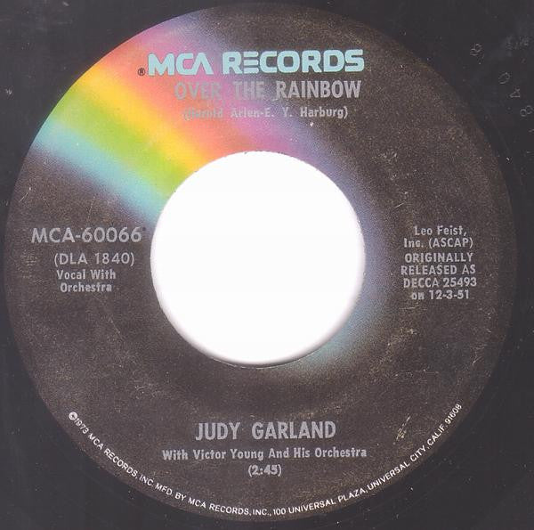Judy Garland : Over The Rainbow (7", RE)
