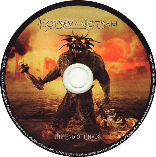 Flotsam And Jetsam : The End Of Chaos (CD, Album, Ltd, Dig)