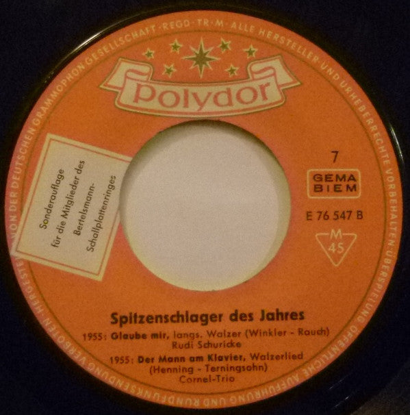 Various : Die Schönsten Schlager Der Letzten 50 Jahre - Serie III, Platte 7 (7", Comp, Club)