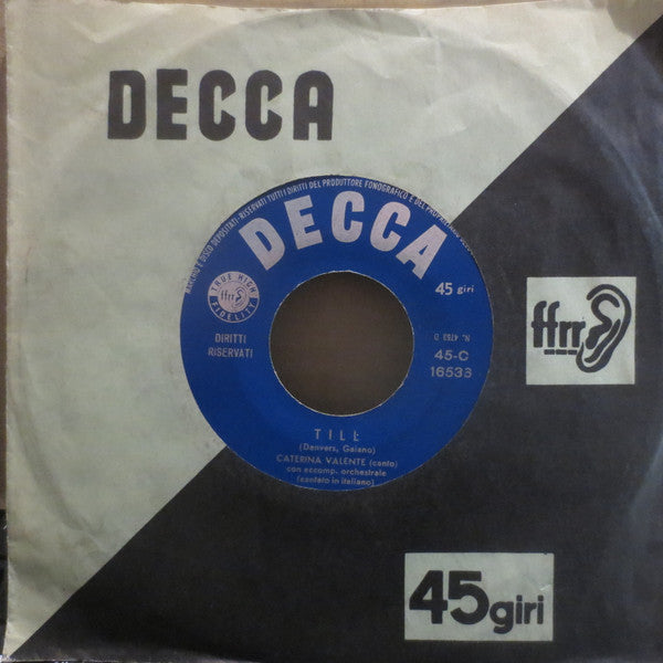 Caterina Valente : Till / Personalità (7")