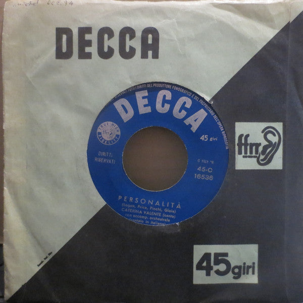 Caterina Valente : Till / Personalità (7")