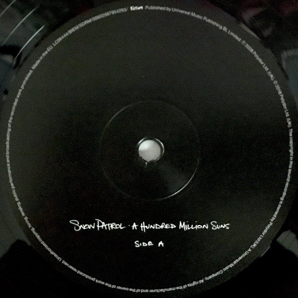 Snow Patrol : A Hundred Million Suns (2xLP, Album, RE, 180)