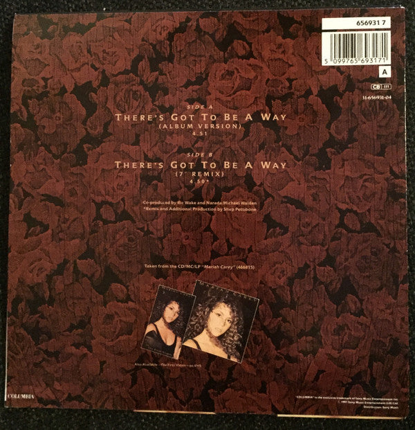 Mariah Carey : There's Got To Be A Way (7", Sma)