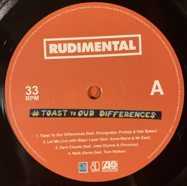 Rudimental : Toast To Our Differences (2xLP, Album)