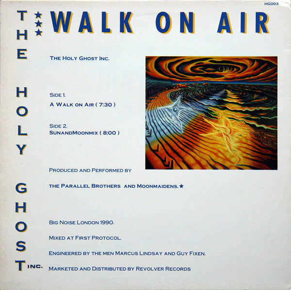 Holy Ghost Inc. : Walk On Air (12")
