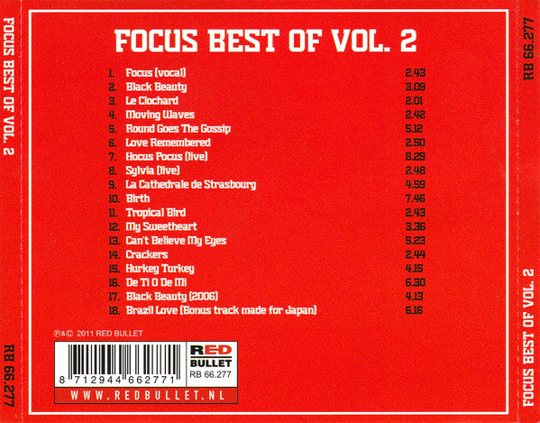 Focus (2) : Best Of Vol. 2 (CD, Comp)