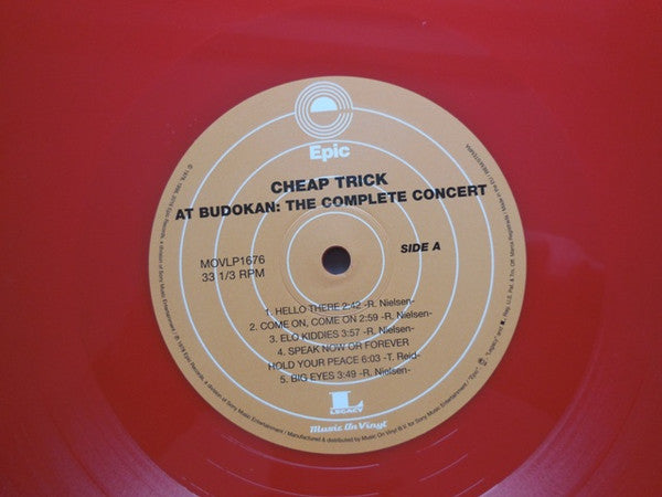 Cheap Trick : At Budokan: The Complete Concert (2xLP, Album, Ltd, Num, RE, Red)