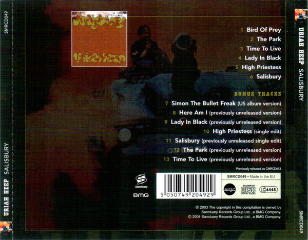Uriah Heep : Salisbury (CD, Album, Dlx, RE, RM)