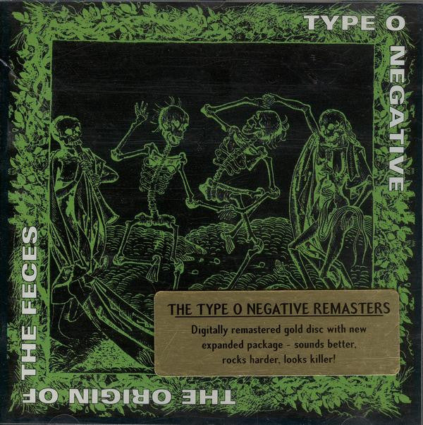 Type O Negative : The Origin Of The Feces (CD, Album, RE, RM, Gol)