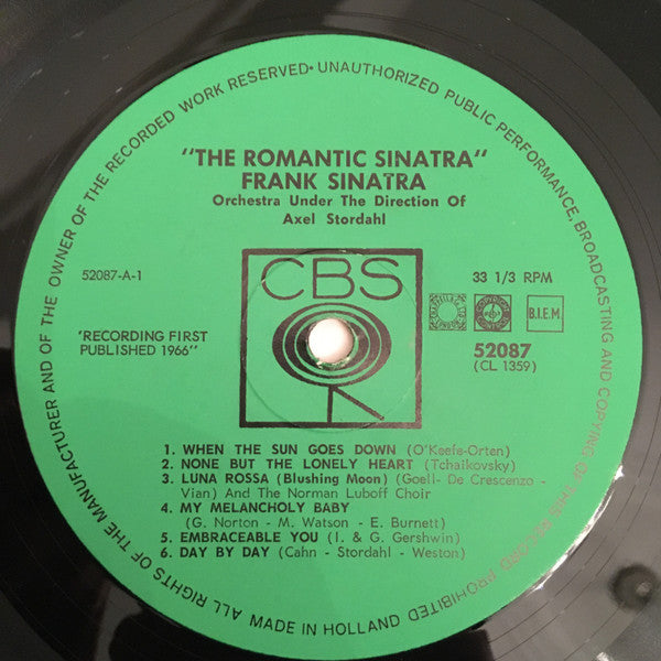 Frank Sinatra : The Romantic Sinatra (LP, Comp)