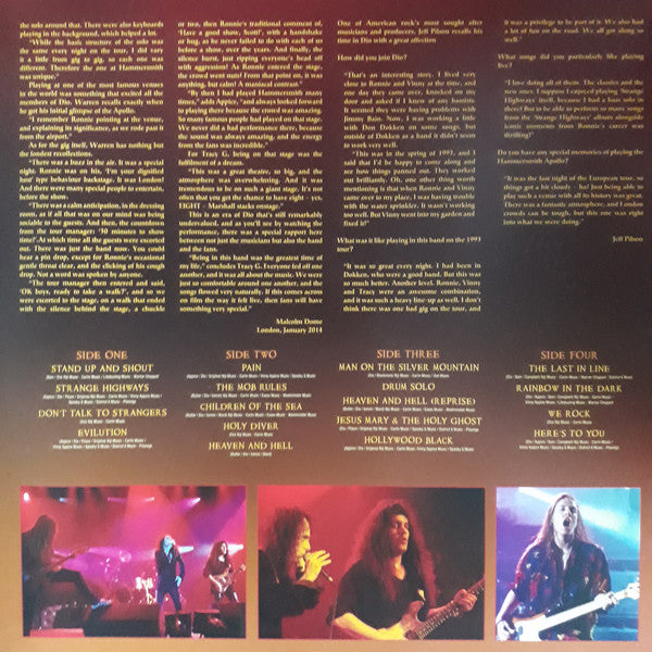 Dio (2) : Live In London: Hammersmith Apollo 1993 (2xLP, Album, Dlx, Num, RE)