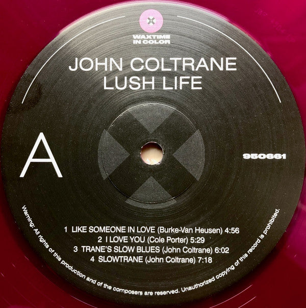 John Coltrane : Lush Life (LP, Album, Ltd, RE, Pur)