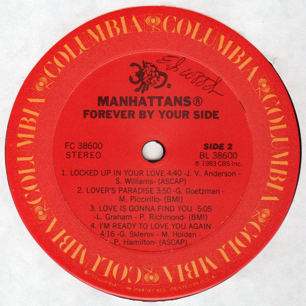 Manhattans : Forever By Your Side (LP, Album)