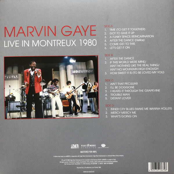 Marvin Gaye : Live In Montreux 1980 (2xLP, Album, RE)