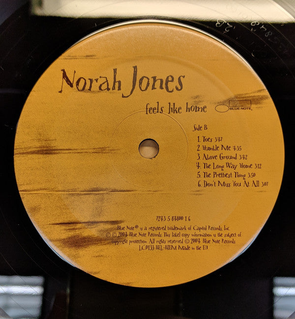 Norah Jones : Feels Like Home (LP, Album, Gat)