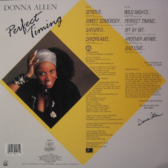 Donna Allen : Perfect Timing (LP, Album)