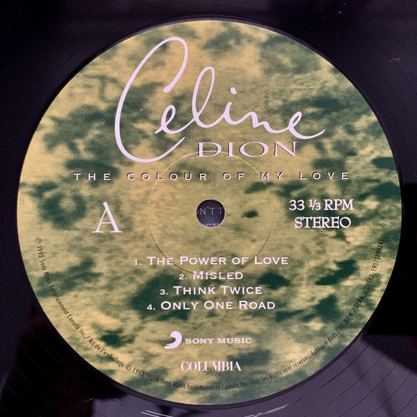 Céline Dion : The Colour Of My Love (2xLP, Album)