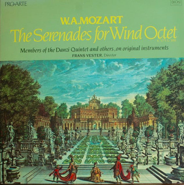 Wolfgang Amadeus Mozart - Danzi Kwintet, Frans Vester : The Serenades For Wind Octet K.375 & 388 (LP, RE)