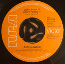 Leon Haywood : Don't Push It Don't Force It (7", Single)