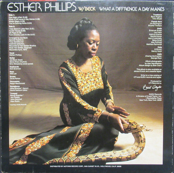 Esther Phillips W/ Beck* : What A Diff'rence A Day Makes (LP, Album)