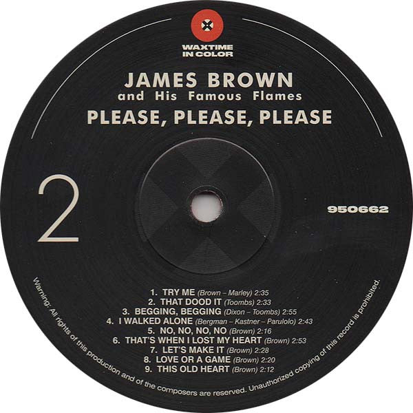 James Brown & The Famous Flames : Please Please Please (LP, Album, Ltd, RE, Red)
