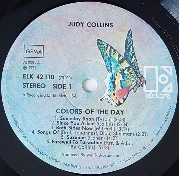 Judy Collins : Colors Of The Day The Best Of Judy Collins (LP, Comp)