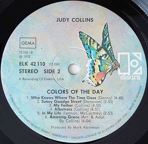 Judy Collins : Colors Of The Day The Best Of Judy Collins (LP, Comp)