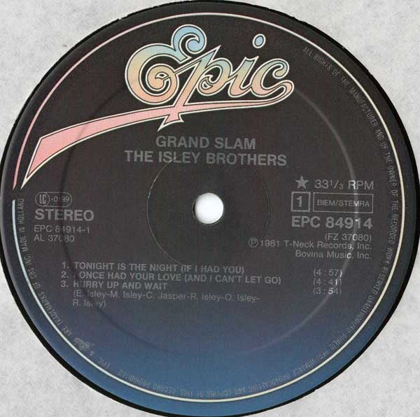 The Isley Brothers : Grand Slam (LP, Album)