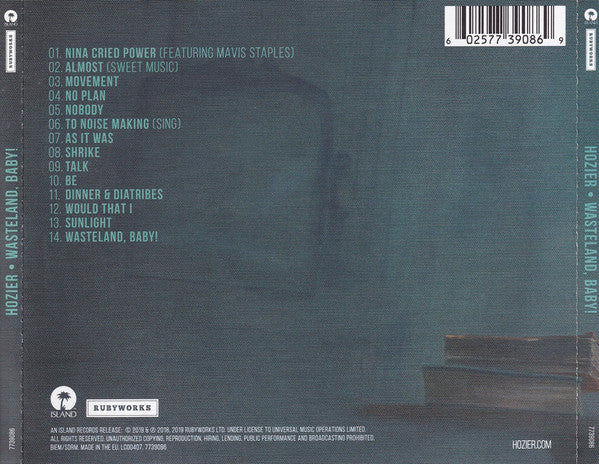 Hozier : Wasteland, Baby! (CD, Album)