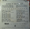 Joe 'Mr Piano' Henderson And His Friends : Sing It With Joe (7", EP)