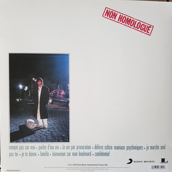 Jean-Jacques Goldman : Non Homologué (LP, Album, RE, RM + 12", Maxi, RE)